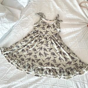 Jane + Jo Twirly Dinosaur Dress